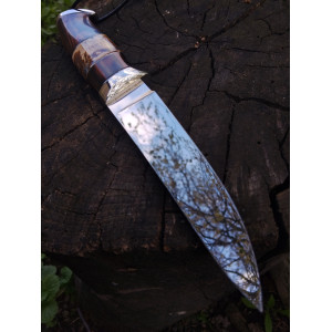 ФІН авторський ніж ручної роботи Alexknifemaker, сталь CPM S125V, 63HRC, купити замовити в Україні. Photo 2